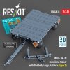 RESKIT RSK48-0035 MHU-141M munitions trailer with flat bed/cargo platform (type 2) (3D Printed model kit) (1/48)